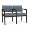 Lesro Lenox 2 Seat Tandem Seating W/ Arm, 44 in W 26 in L 31.5 in H LW2103 - alternate 1